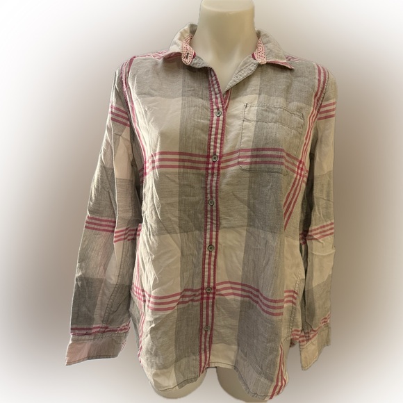 STYLUS Tops - Stylus XL plaid pink Shirt Women’s
